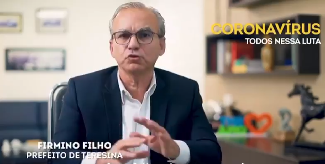Prefeito Firmino Filho manda recado nas redes sociais